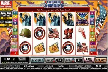Captain America Online Casino Game
